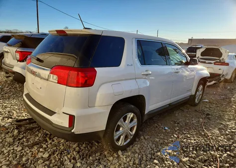 2017 GMC Terrain Sle из США, поврежденный, VIN 2GKALMEK7H6339424